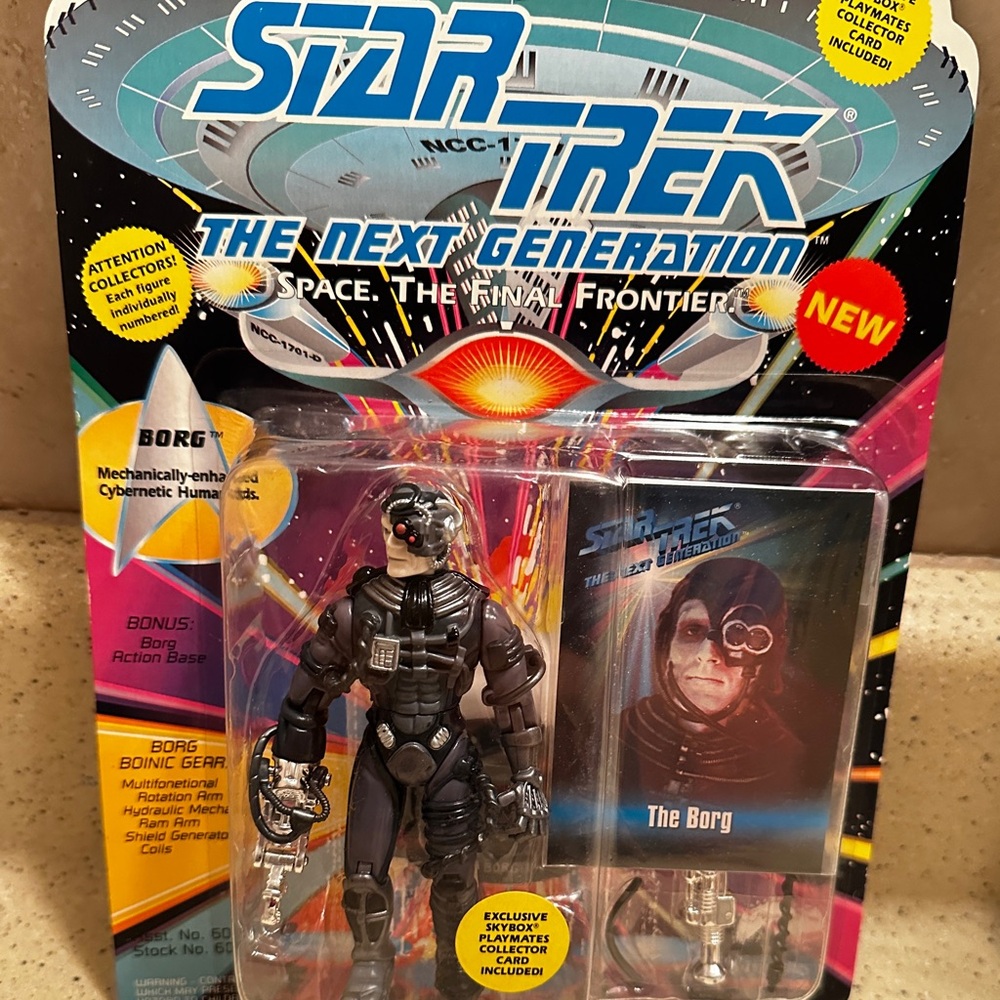 Star Trek The Next Generation Borg Action Figure - Black and Silver